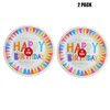 Lizzy 10x Happy Birthday Paper Plates Kids Party Disposable Tableware