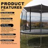 14ft Trampoline Shade Cover, Outdoor Sun Protection Top Cover for