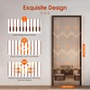 DDBESSIC Wooden Beaded Curtain, 31 Strands 35.4" x 86.6" Door