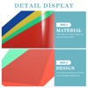 EXCEART 4pcs Clay Work Mat Plastic Nonstick Craft Board Sheets