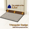 NABOWAN 32" Weighted Under Door Draft Stopper -Triangular Door Draft