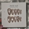 Soft and tangle glass magnet [Handmade nail tip] Emily Nail