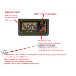 PWM Motor Driver DC 5V 12V 24V 30V 150W Motor Speed Controller Adjustable Speed Regulator with Stepless Variable Rotary Switch Signal Generator Driver Module by LLD_TK