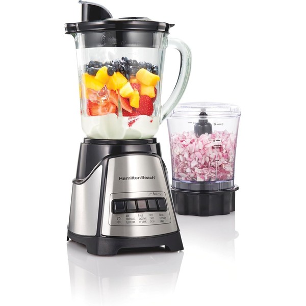 Power Elite Blender for Shakes with 3-Cup Vegetable Chopper Mini