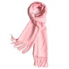 TUSHUSTY Scarf For Men Women Winter Warm Neck Plaid Solid