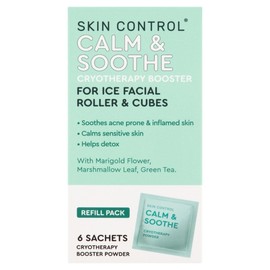 Skin Control Calm & Soothe Ice Facial Roller Cryotherapy Powder Sachets X 6