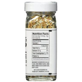 Trader Joe's Bagel Seasoning Blend with Sea Salt, Garlic, Onion (2.3oz) - 1-Pack