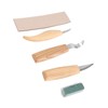 5pcs/set Wood Carving Tools Set Hand Wood Engraving Chisels Knife