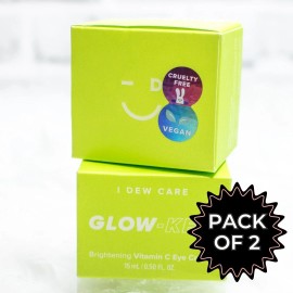 I Dew Care Glow Key Brightening Eye Cream Vitamin C Hyaluronic Acid 2 PACK