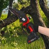 LivingSURE Mini Cordless Rechargeable Chainsaw Kit – 21V Handheld Electric
