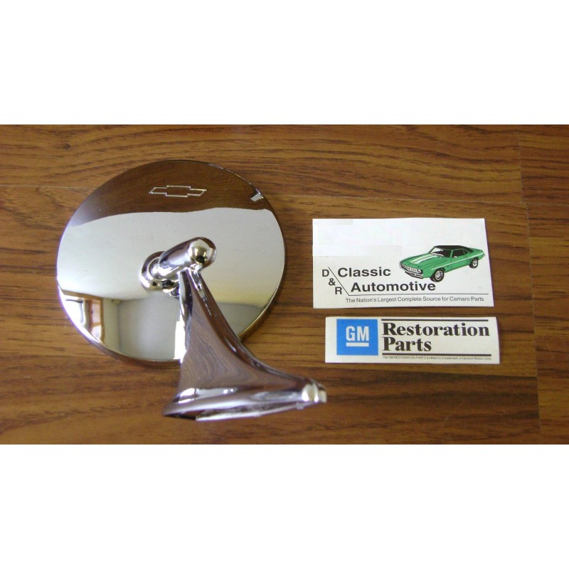 Pajarita redonda espejo base acanalada *GM Resto Parts* Pajarita Nova