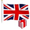UD_UK British Flag 3x5 Ft 5-Pack Printed Polyester By G128