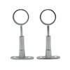DOJA Barcelona Wardrobe Rail Round Wall Mount Hooks for Clothes