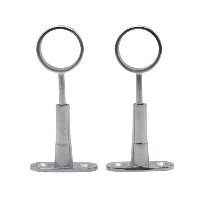 DOJA Barcelona Wardrobe Rail Round Wall Mount Hooks for Clothes