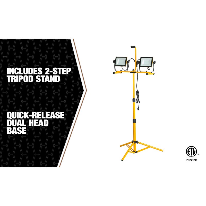 Southwire CSW3X2 LED Work Light, 6000, Yellow