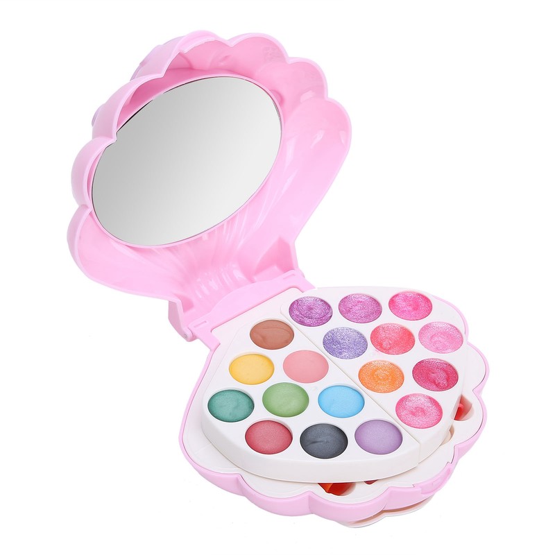 Shell Shaped Make Up Box Kids Makeup Kit for Children