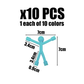 10 Pieces Creative Magnetic Toys, Fridge Decoration Magnets, Stress Relief Toy, Children's Toy, Interesting Toys