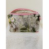 Floral cosmetic bag, makeup bag