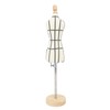 Miniature Dress Form with Stand Wood Base Sewing Mannequin Body