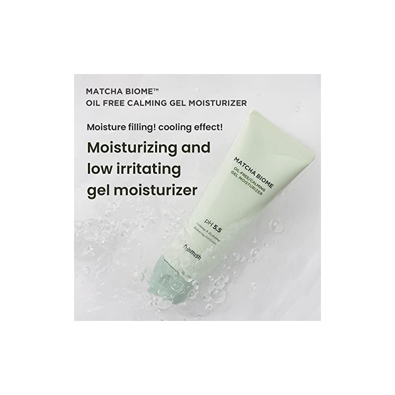 heimish Matcha Biome Oil FREE Calming Gel Moisturizer