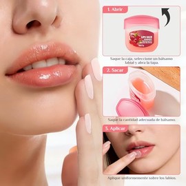 8PCS Balsamo Labios, Bálsamo labial Hidratante ，Balsamos Labiales Mayoreo, Labial Hidratante,Bálsamo Labial Selección Natural， with Vitamin E and Coconut Oil, Ideal Para Labios Secos Y Agrietados.