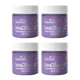 La Riche Directions Semi-Permanent Hair Colour 100 ml Tin 4 Pack (Lilac)