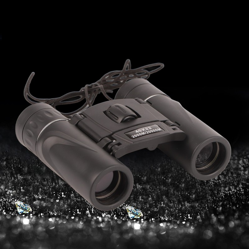 40X22 Binoculars HD IPX5 Waterproof Fogproof Foldable Portable Compact Binoculars