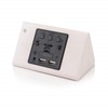 GEARONIC Digital Alarm Clock Wooden Alarm Clock Wood Modern Triangle