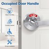 Commercial Grade Bathroom Door Lock-Privacy Indicator Lock Vacant or in-Use,