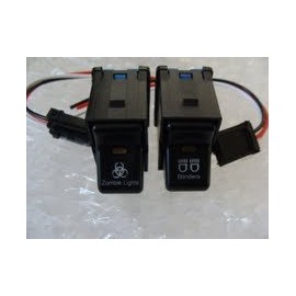 Fits Jeep® TJ Rocker Switch Pair- Zombie Lights Logo & Blinders Logo