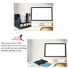 Marte Vanci 4 Sections Sturdy Plastic Magazine Holder Frames File