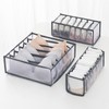Closet Organizer Underwear Socks – Drawer Divider Storage Box, Foldable