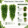 Artificial Hanging Eucalyptus Vine for Home & Events – UV-Resistant