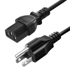 QYD 3 Prong 4FT Amplifier Power Cord Compatible with ION Speaker, ION Pathfinder 4 280, Guitar Amp, Block Rocker, Vox, Fender Amp, Marshall, Monster Mackie DJ Rockville QSC Speaker Power Cable