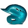 Boombah DEFCON Metallic Gloss Solid Batting Helmet NOSCAE Teal -