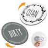 FlyCoco 2 PACK Dishwasher Magnet Clean Dirty Sign, Double Sided