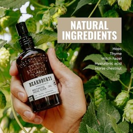 Beardburys Essentials Multiactive  Crema hidratante facial para hombres con acción regeneradora, crema antiangular, con ácido hialurónico y lúpulo....