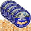Danish Style Butter Cookies Assorted 4 Tins (4.0 Oz Each)