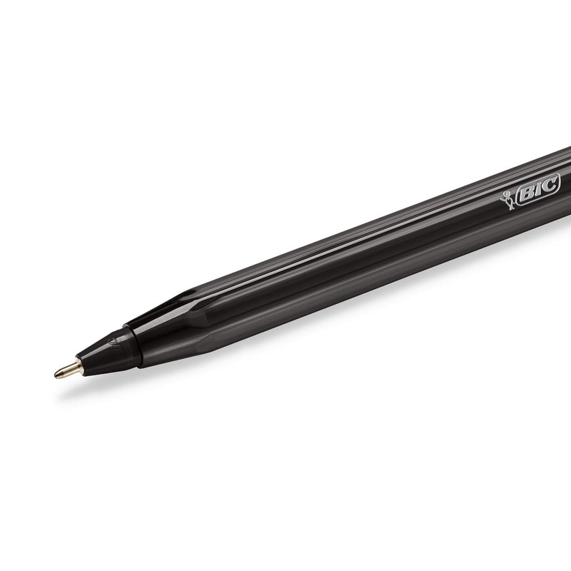 BIC Crystal Exact Fine Point Pens (0.7 mm) - Black, Box