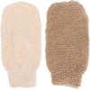 Guantes exfoliantes de yute FOMIYES – Dúo de 2 para