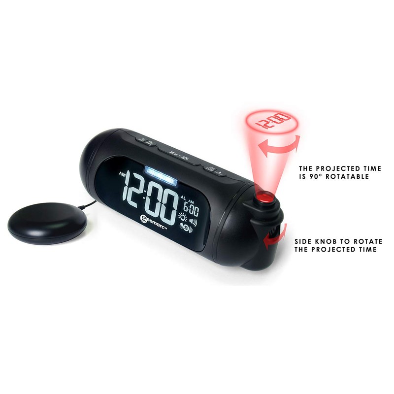 Geemarc WAKE 'N' SHAKE Spot - 95dB Loud Alarm Clock