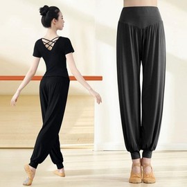 Women's Yoga Jogger Training Pants Activewear Loose Fit Black/L