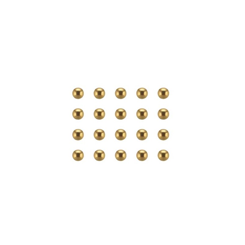 uxcell 4.5mm Precision Solid Brass Bearing Balls 100pcs