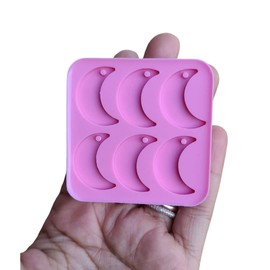 Moon Silicone Mold - Mold for Resin - Jewelry Making Molds - Molds for Epoxy Resin - Molds for Earring