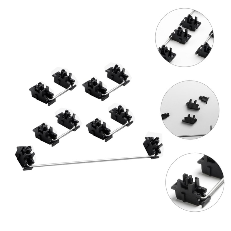 Mobestech 1set Gaming Keyboards Accessory Mount Plate Stabilizer for Keycap