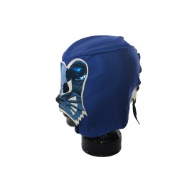 Handmade Mexican Blue Panther Lucha Libre Mask - Youth Kids Size