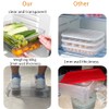 vacane 2 Pack Deli Meat Container for Fridge, Bacon Container