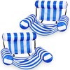 VioraWhite 2 Pack Inflatable Pool Float Chair for Adult Floating