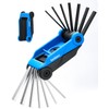 Kraftek 14PCS Folding Allen Wrenches Sets(Metric and SAE), Metric Hex