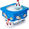 Mousehouse Gifts Rocket Wooden Music Box, Musical Toys, Early Development